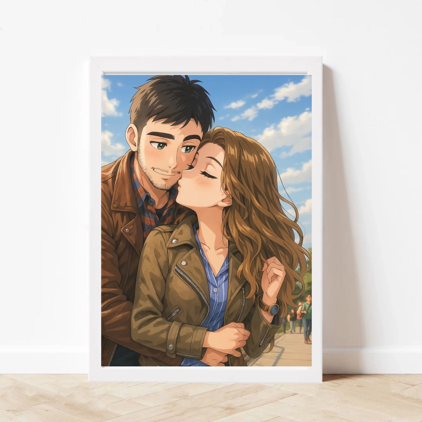 Vaša fotografija u Anime stilu - Uramljen Poster