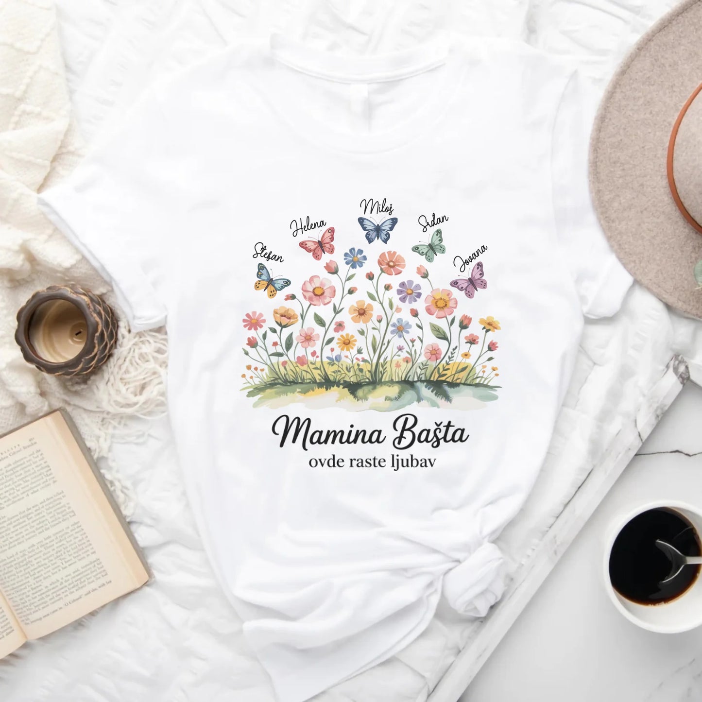 Mamina bašta sa leptirićima - Majica