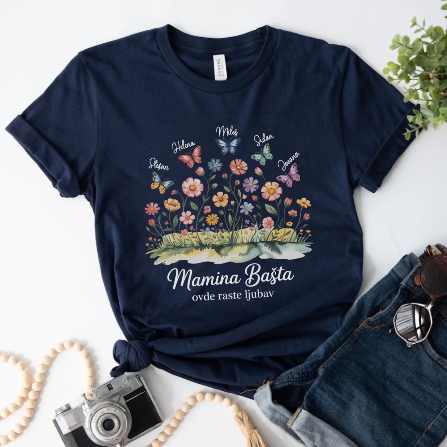 Mamina bašta sa leptirićima - Majica