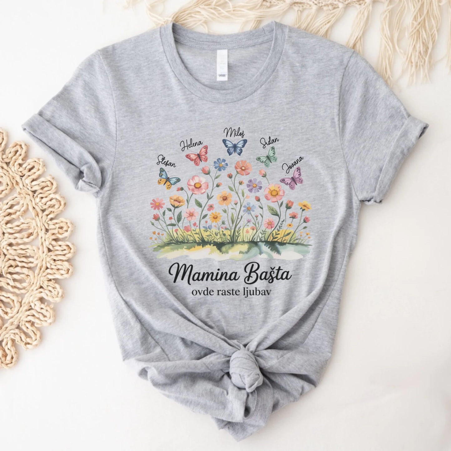 Mamina bašta sa leptirićima - Majica