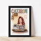 CatMom - Uramljen Poster