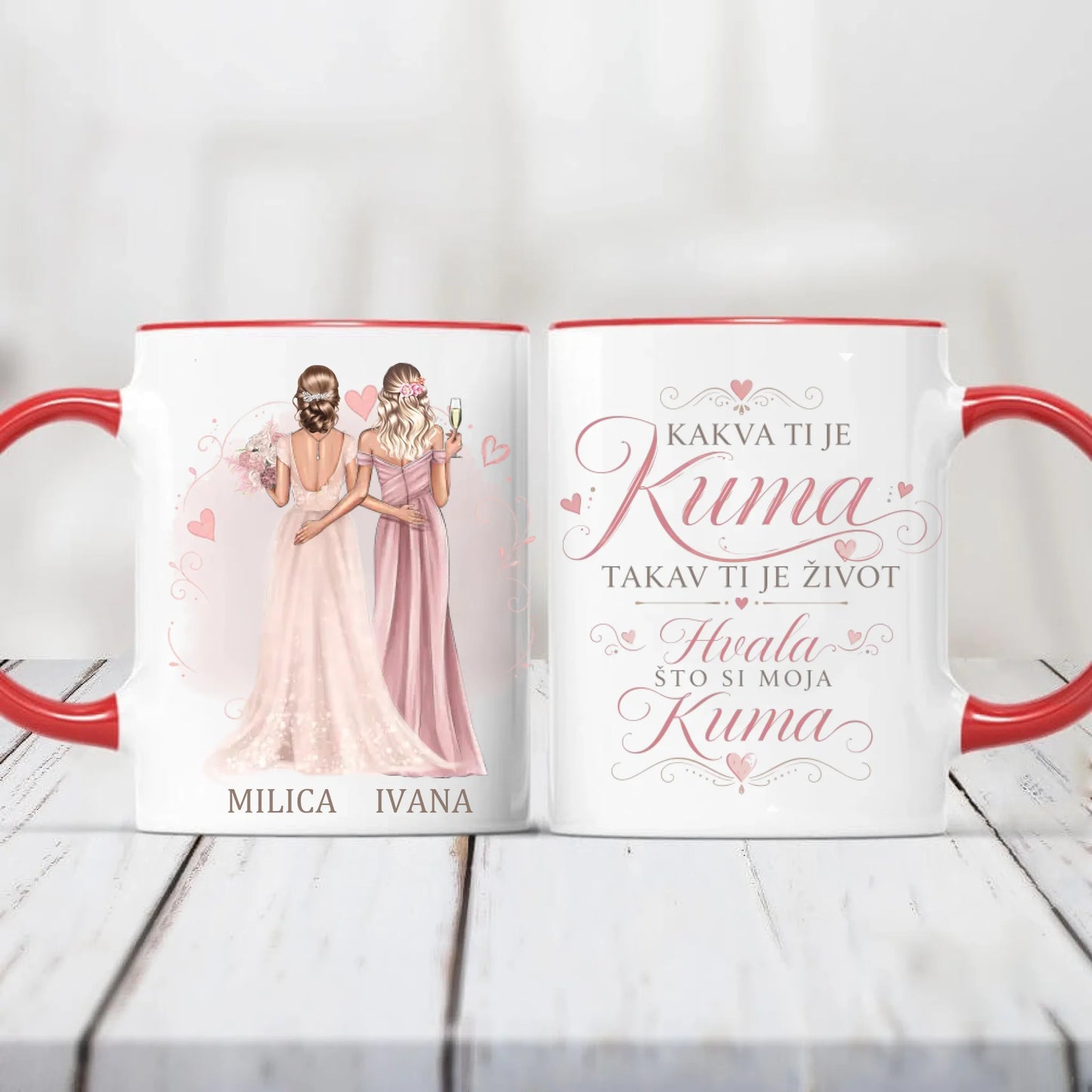 Personalizovana Šoljica za Kumu - Kakva ti je Kuma takav ti je život