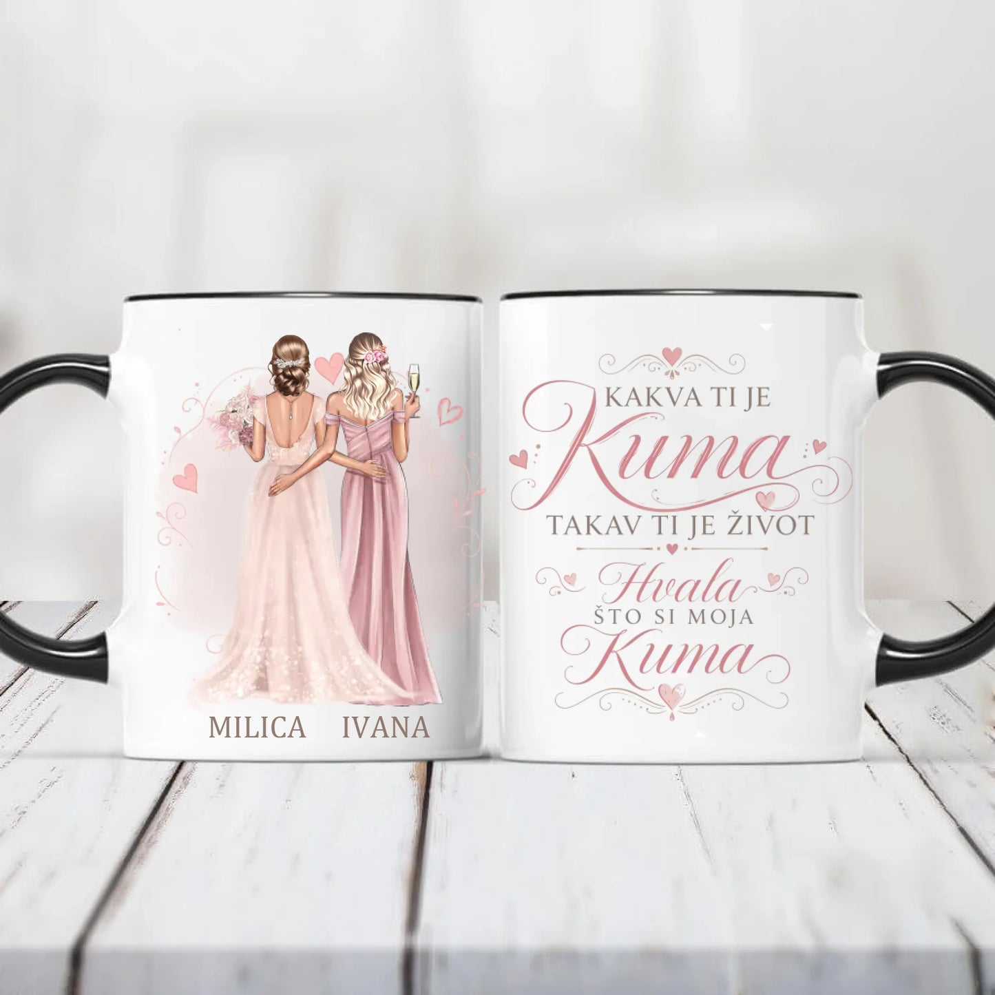 Personalizovana Šoljica za Kumu - Kakva ti je Kuma takav ti je život