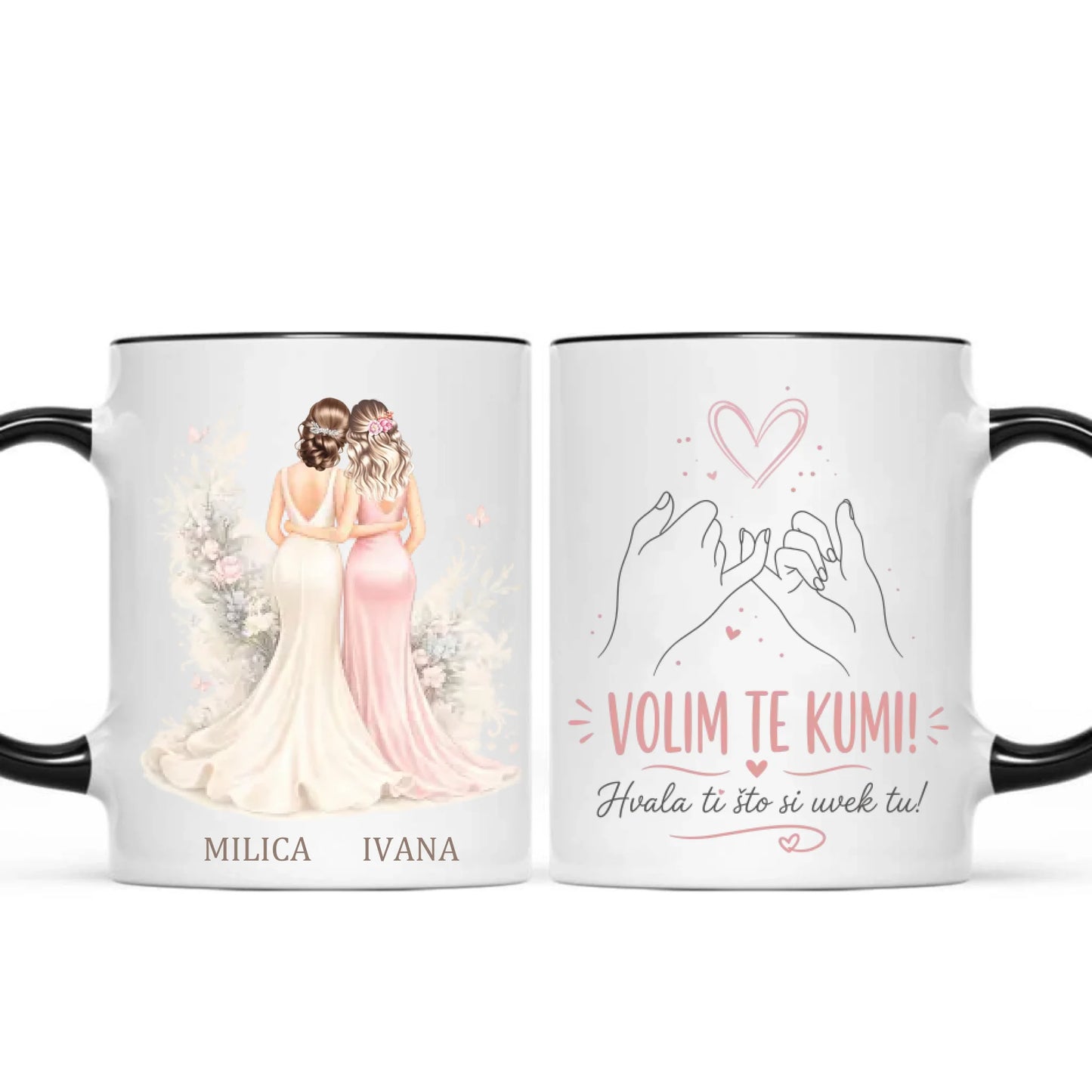 Personalizovana Šoljica za Kumu - Volim te Kumi